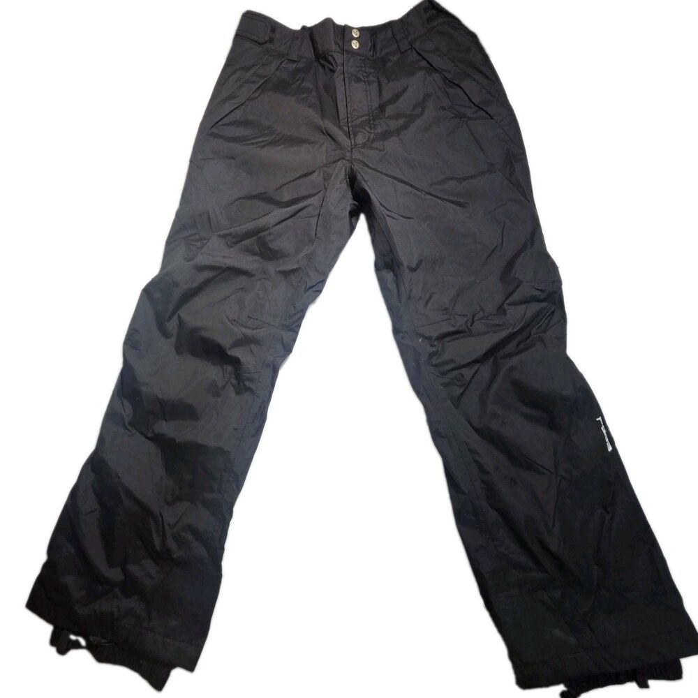 Fera International Men's Large Black Snow Ski Winter Pants Outseam Side Zipper